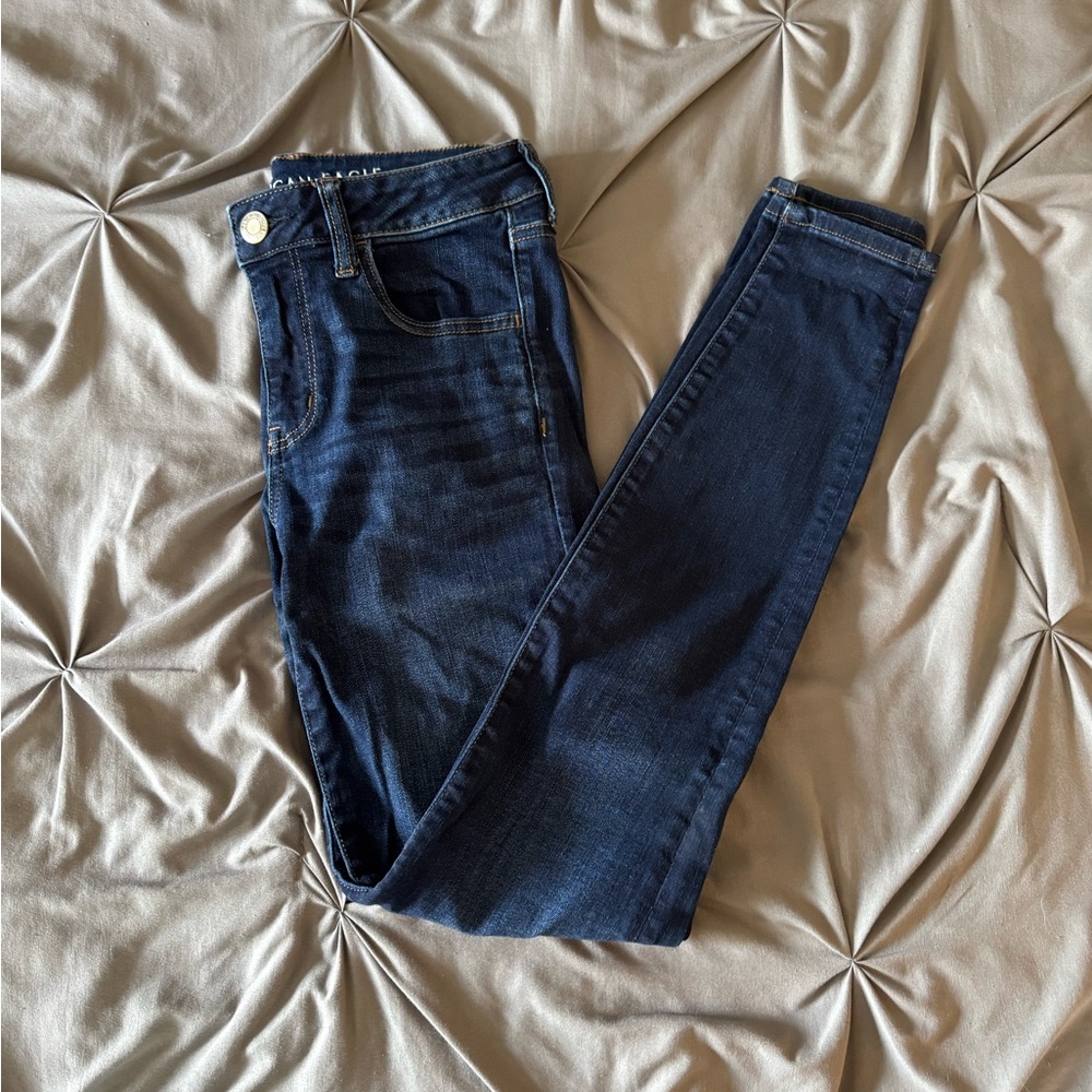 American Eagle Outfitters Dark Blue Jeggings